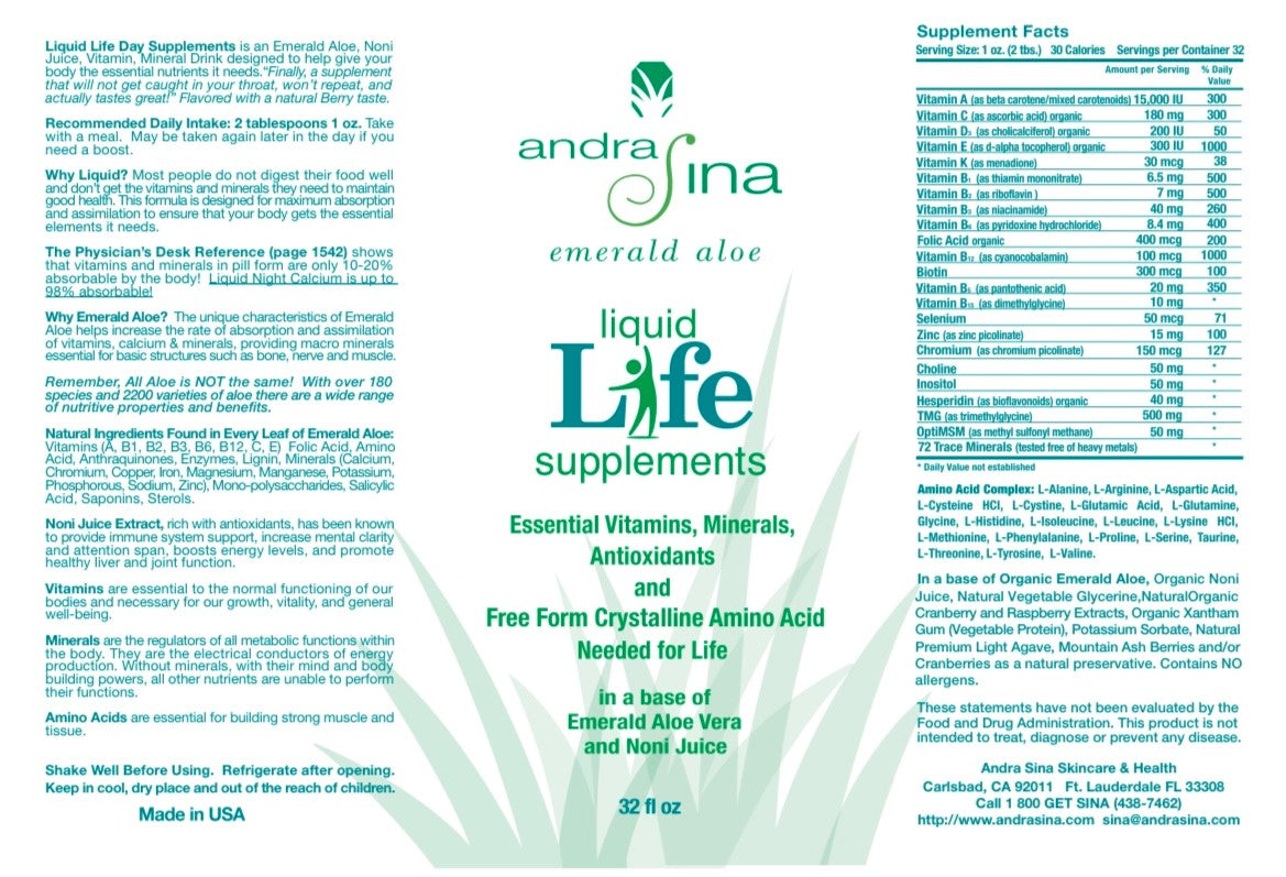 LIQUID Life Vitamins<br>32 oz.