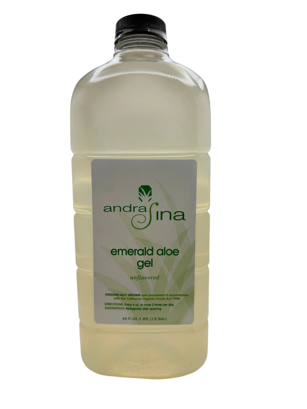 GEL-Emerald Aloe with Irish Sea Moss 64 oz. - Andra Sina Skincare