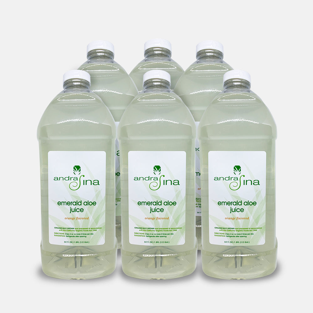 Emerald Aloe Juice<br> 64 oz - Pack Of 6